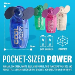 10 X Mini Portable Pocket Fan Cool Air Hand Held Battery Travel Blower 4 Cooler 6 10 X Mini Portable Pocket Fan Cool Air Hand Held Battery Travel Blower 4 Cooler -Diy 10 x mini portable pocket fan cool air hand held battery travel blower 4 cooler5056316721349 03c MP
