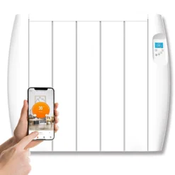 1500W (1.5kW) Ceramic Electric Panel Radiator: Portable & Wall Mountable