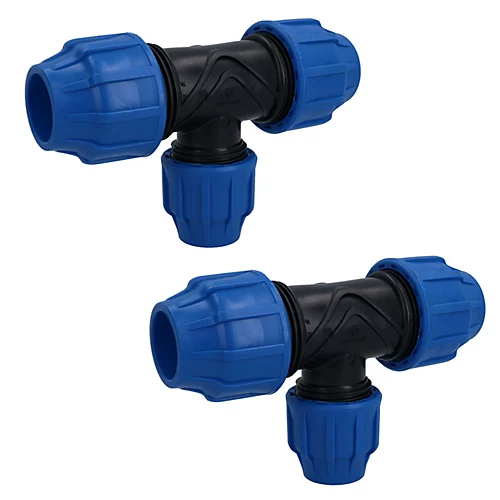 20 X 20 X 20mm MDPE Tee T-Piece Water Pipe Fitting Coupling Connector 2pk 1 20 X 20 X 20mm MDPE Tee T-Piece Water Pipe Fitting Coupling Connector 2pk