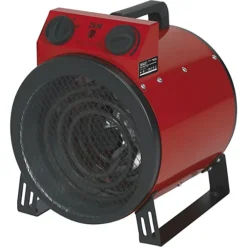 2000W Industrial Electric Fan Heater - 6800 Btu/hr - Thermostat Control -Diy 2000w industrial electric fan heater 6800 btu hr thermostat control5056524274743 03c MP