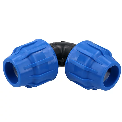 25 X 25mm MDPE Elbow 90 Degree Compression Coupling Fitting Connector 10PK 2 25 X 25mm MDPE Elbow 90 Degree Compression Coupling Fitting Connector 10PK - Image 2