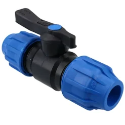 25 X 25mm MDPE Stopcock Hose Joiner Shut-off Underground Disconnect PN16