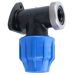 25mm X 1/2" MDPE Wall Elbow Outside Tap Fitting Threaded Connector Bend