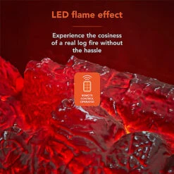 2KW Gillingham Log Effect Fire Stove With 8 Hour Timer Black 7 2KW Gillingham Log Effect Fire Stove With 8 Hour Timer Black -Diy 2kw gillingham log effect fire stove with 8 hour timer black5056462301594 04c MP