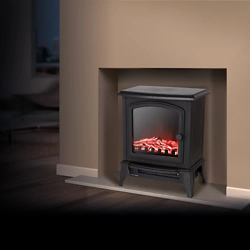 2KW Mable Compact Stove Fire Black 2 2KW Mable Compact Stove Fire Black - Image 2