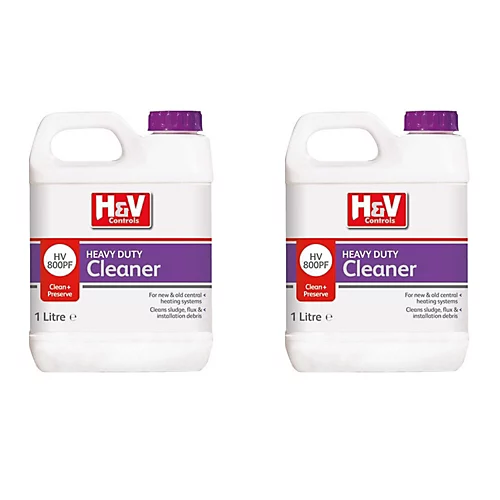 2x Calmag H&V Controls HV800 Heavy Duty Central Heating System Cleaner 1 Litre 1 2x Calmag H&V Controls HV800 Heavy Duty Central Heating System Cleaner 1 Litre