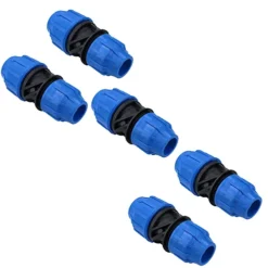 32mm X 25mm MDPE Reducing Coupler Pipe Union Cold Water System Fitting 5PK
