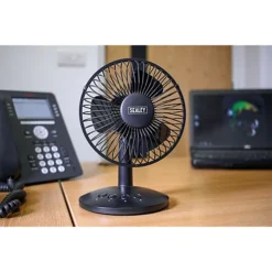 6 Inch Oscillating USB Desk Fan - 3 Speed Settings - Personal Desktop Cooler -Diy 6 inch oscillating usb desk fan 3 speed settings personal desktop cooler5056581917959 04c MP