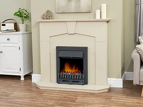 Adam Abbey Fireplace In Stone Effect, 48 Inch 1 Adam Abbey Fireplace In Stone Effect, 48 Inch