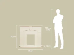 Adam Abbey Fireplace In Stone Effect, 48 Inch 6 Adam Abbey Fireplace In Stone Effect, 48 Inch -Diy adam abbey fireplace in stone effect 48 inch5060031414899 03c MP