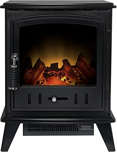 Adam Aviemore Electric Stove In Textured Black 1 Adam Aviemore Electric Stove In Textured Black