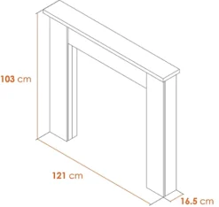 Αδάμ Adam Buxton Mantelpiece In Pure White, 48 Inch 5 Αδάμ Adam Buxton Mantelpiece In Pure White, 48 Inch -Diy adam buxton mantelpiece in pure white 48 inch5056126229509 03c MP