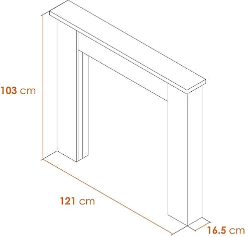 Αδάμ Adam Buxton Mantelpiece In Pure White, 48 Inch 3 Αδάμ Adam Buxton Mantelpiece In Pure White, 48 Inch - Image 3