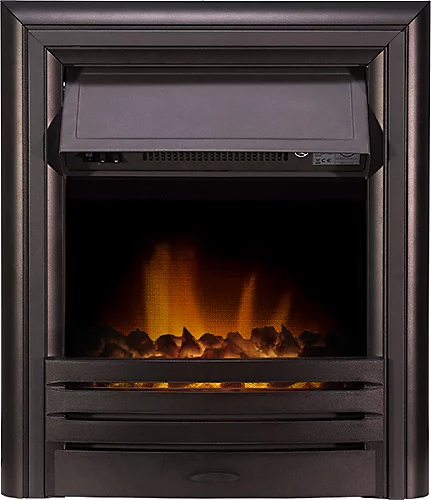Adam Carolina Electric Fire In Black 1 Adam Carolina Electric Fire In Black