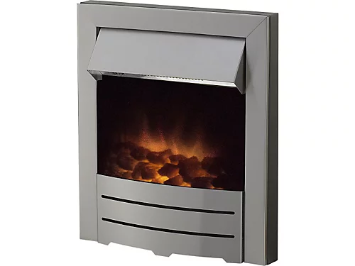 Adam Colorado Electric Fire In Brushed Steel 2 Adam Colorado Electric Fire In Brushed Steel - Image 2
