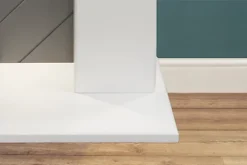 Adam Corinth Stove Fireplace In Pure White & Grey With Downlights & Bergen Electric Stove In Charcoal Grey, 48 Inch -Diy adam corinth stove fireplace in pure white grey with downlights bergen electric stove in charcoal grey 48 inch5056126243604 04c MP