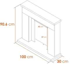 Adam Lomond Fireplace In Pure White With Helios Electric Fire In Brushed Steel, 39 Inch 7 Adam Lomond Fireplace In Pure White With Helios Electric Fire In Brushed Steel, 39 Inch -Diy adam lomond fireplace in pure white with helios electric fire in brushed steel 39 inch5060180210373 04c MP