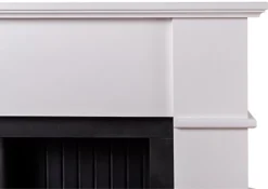 Adam Oxford Stove Fireplace In Pure White With Woodhouse Electric Stove In Black, 48 Inch -Diy adam oxford stove fireplace in pure white with woodhouse electric stove in black 48 inch5021548006700 03c MP