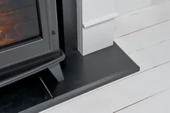 Adam Oxford Stove Fireplace In Pure White With Woodhouse Electric Stove In Black, 48 Inch -Diy adam oxford stove fireplace in pure white with woodhouse electric stove in black 48 inch5021548006700 04c MP