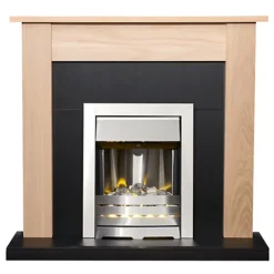 Adam Southwold Fireplace In Oak & Black With Helios Electric Fire In Brushed Steel, 43 Inch 6 Adam Southwold Fireplace In Oak & Black With Helios Electric Fire In Brushed Steel, 43 Inch -Diy adam southwold fireplace in oak black with helios electric fire in brushed steel 43 inch5060031413502 03c MP