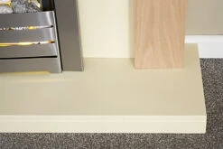 Adam Southwold Fireplace In Oak & Cream With Helios Electric Fire In Brushed Steel, 43 Inch -Diy adam southwold fireplace in oak cream with helios electric fire in brushed steel 43 inch5021548004843 04c MP