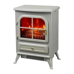Akershus Classic 1.85W Matt GREY FC Stone Effect Electric Stove