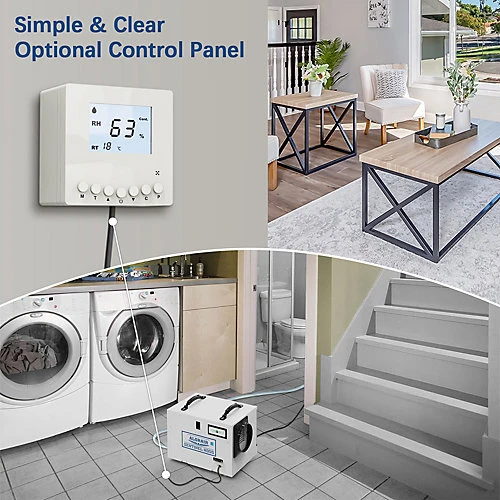 ALORAIR Basement/Crawl Space Dehumidifiers Removal 120 PPD (Saturation), 55 Pint Commercial Dehumidifier, CETL Listed, 5 Years War 4 ALORAIR Basement/Crawl Space Dehumidifiers Removal 120 PPD (Saturation), 55 Pint Commercial Dehumidifier, CETL Listed, 5 Years War - Image 4