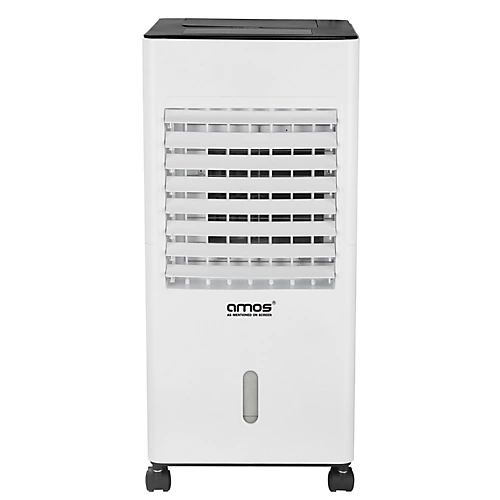 AMOS Air Cooler With Heat Function 3 Fan Speed Digital Display & Remote Control 5L Water Tank 12h Timer 65-2000W - White 1 AMOS Air Cooler With Heat Function 3 Fan Speed Digital Display & Remote Control 5L Water Tank 12h Timer 65-2000W - White