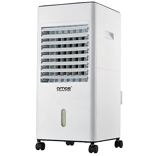 AMOS Air Cooler With Heat Function 3 Fan Speed Digital Display & Remote Control 5L Water Tank 12h Timer 65-2000W - White 2 AMOS Air Cooler With Heat Function 3 Fan Speed Digital Display & Remote Control 5L Water Tank 12h Timer 65-2000W - White - Image 2