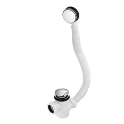 Armitage Shanks Click Clack Bath Waste & Trap Kit (Dia)38.1mm - Chrome