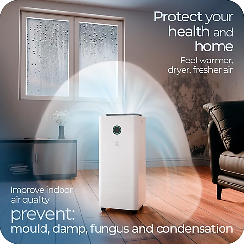 Avalla X-150 16L / Day Smart Dehumidifier For Home & Office, Clothes Dryer Mode, Low Power Consumption, Entire Home Coverage 2 Avalla X-150 16L / Day Smart Dehumidifier For Home & Office, Clothes Dryer Mode, Low Power Consumption, Entire Home Coverage - Image 2