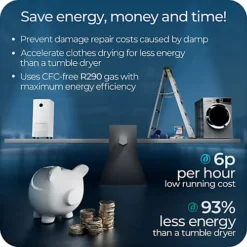 Avalla X-150 16L / Day Smart Dehumidifier For Home & Office, Clothes Dryer Mode, Low Power Consumption, Entire Home Coverage 7 Avalla X-150 16L / Day Smart Dehumidifier For Home & Office, Clothes Dryer Mode, Low Power Consumption, Entire Home Coverage -Diy avalla x 150 16l day smart dehumidifier for home office clothes dryer mode low power consumption entire home coverage5065008320074 04c MP