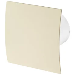 Awenta 100mm Humidity Sensor Extractor Fan Ecru ABS Front Panel ESCUDO Wall Ceiling Ventilation