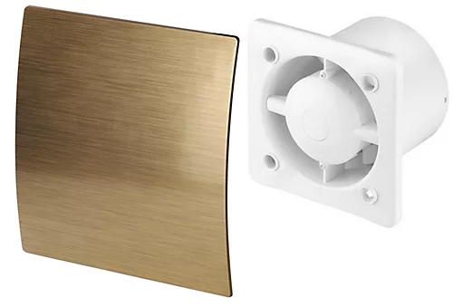 Awenta 100mm Humidity Sensor Extractor Fan Gold ABS Front Panel ESCUDO Wall Ceiling Ventilation 3 Awenta 100mm Humidity Sensor Extractor Fan Gold ABS Front Panel ESCUDO Wall Ceiling Ventilation - Image 3