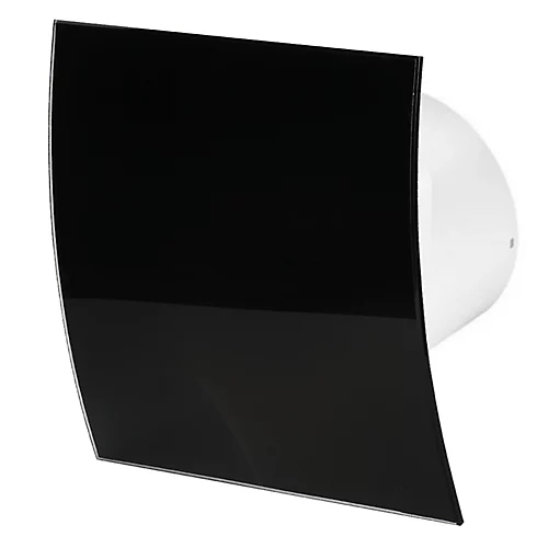 Awenta 100mm Humidity Sensor Extractor Fan Shiny Black Glass Front Panel ESCUDO Wall Ceiling Ventilation 1 Awenta 100mm Humidity Sensor Extractor Fan Shiny Black Glass Front Panel ESCUDO Wall Ceiling Ventilation