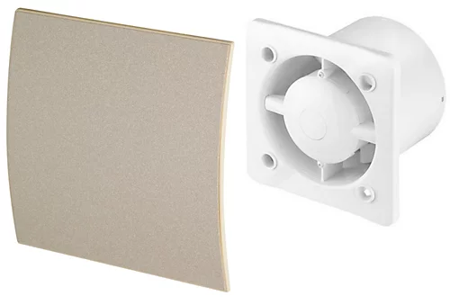 Awenta 100mm Standard Extractor Fan Beige Structure Front Panel ESCUDO Wall Ceiling Ventilation 3 Awenta 100mm Standard Extractor Fan Beige Structure Front Panel ESCUDO Wall Ceiling Ventilation - Image 3