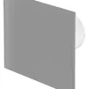 Awenta 100mm Standard Extractor Fan Matte Grey Glass Front Panel TRAX Wall Ceiling Ventilation