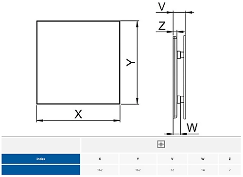 Awenta 100mm Timer Extractor Fan Matte Grey Glass Front Panel TRAX Wall Ceiling Ventilation 2 Awenta 100mm Timer Extractor Fan Matte Grey Glass Front Panel TRAX Wall Ceiling Ventilation - Image 2