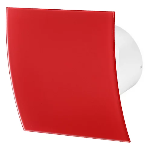 Awenta 100mm Timer Extractor Fan Matte Red Glass Front Panel ESCUDO Wall Ceiling Ventilation 1 Awenta 100mm Timer Extractor Fan Matte Red Glass Front Panel ESCUDO Wall Ceiling Ventilation