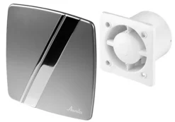 Awenta 100mm Timer LINEA Extractor Fan Satin ABS Front Panel Wall Ceiling Ventilation -Diy awenta 100mm timer linea extractor fan satin abs front panel wall ceiling ventilation5060698181172 04c MP