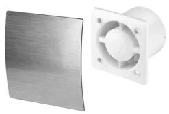 Awenta 125mm Standard Extractor Fan Silver ABS Front Panel ESCUDO Wall Ceiling Ventilation -Diy awenta 125mm standard extractor fan silver abs front panel escudo wall ceiling ventilation5060698181707 04c MP