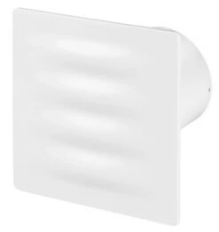 Awenta 125mm Standard VERTICO Extractor Fan White ABS Front Panel Wall Ceiling Ventilation