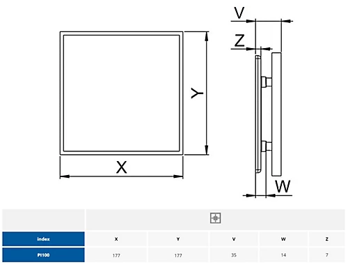 Awenta 125mm Timer Extractor Fan Custom Cermaic Tile INSIDE Front Panel 4 Awenta 125mm Timer Extractor Fan Custom Cermaic Tile INSIDE Front Panel - Image 4