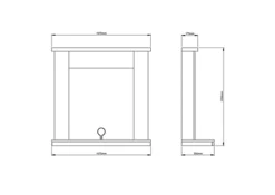 Be Modern Attley Black Oak Effect Electric Stove Suite -Diy be modern attley black oak effect electric stove suite5030478716016 01t