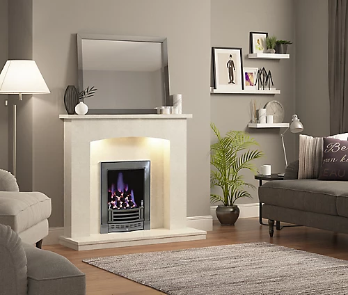 Be Modern Midland Manila Fire Surround Set With Lights Included 2 Be Modern Midland Manila Fire Surround Set With Lights Included - Image 2