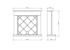 Be Modern Nightwood White Fire Surround Set With Lights Included -Diy be modern nightwood white fire surround set with lights included5030478715439 01t