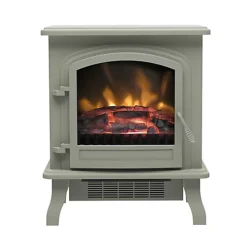 Be Modern Torva Traditional 1.8kW Gloss Grey Cast Enamel Effect Electric Stove