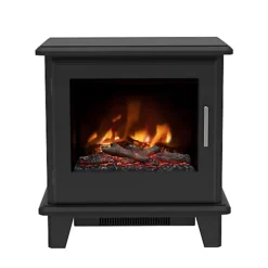 Be Modern Wilmslow Modern 2kW Matt Black Electric Stove