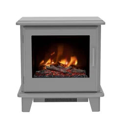Be Modern Wilmslow Modern 2kW Matt Grey Electric Stove