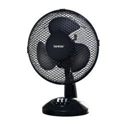Benross 43919 9-Inch Black Standing Desk Fan